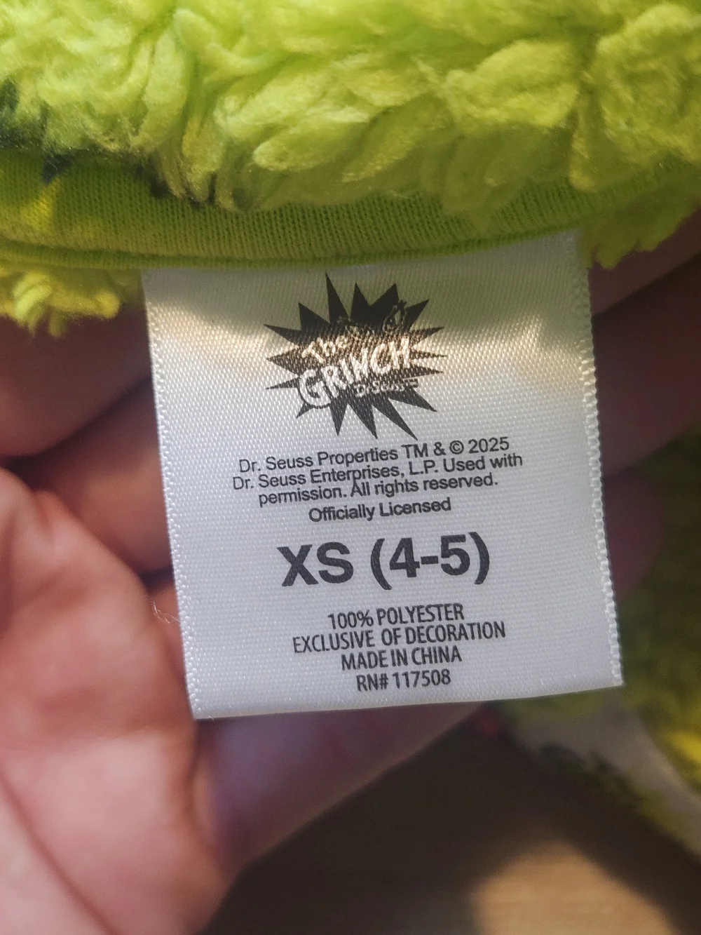 The Grinch Lime Fleece Kids Matching Set - The Grinch Brand